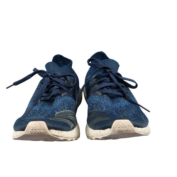 Adidas Shoes Men 9 Ultra Boost Uncaged Parley Sneaker Athletic Trainer Primeknit - Picture 2 of 11